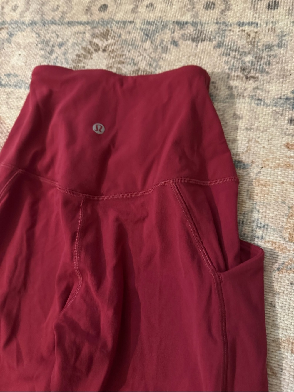 lululemon athletica High-Rise Leggings in Deep Red Wine
